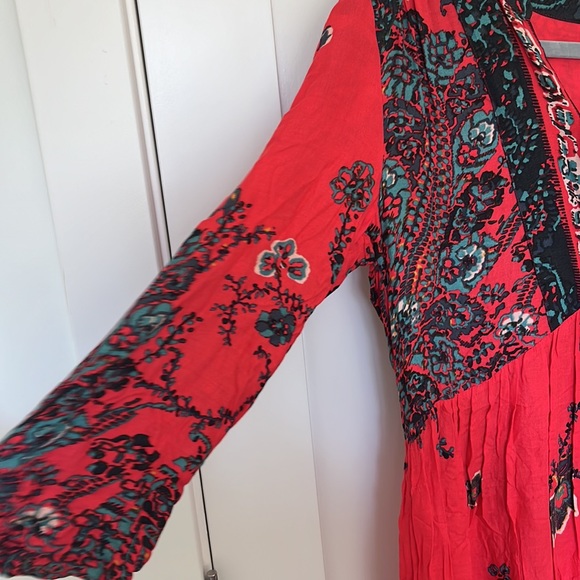 Freepeople red boho dress - Picture 3 of 4